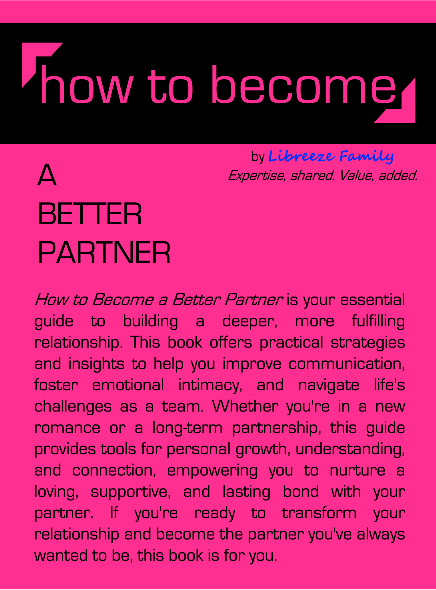 How to become A BETTER PARTNER